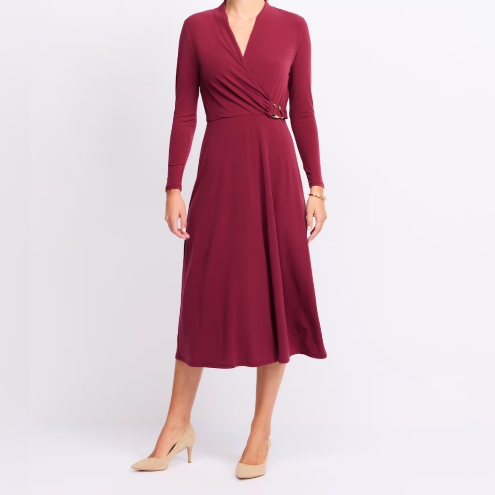 Montgomery Post Harlee Midi Suprlice Dress
